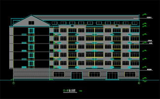 公司工廠宿舍建筑cad施工圖設(shè)計(jì)平面圖下載 cad圖紙圖片大全 編號(hào) 16152036